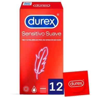 Durex Sensitive Soft Preservativi Anatomici, 56 mm, Sicurezza e Comfort